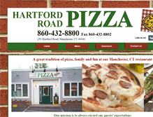 Tablet Screenshot of hartfordroadpizza.com